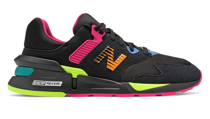 Under Retail: New Balance 997 Sport "Black Exuberant Pink"
