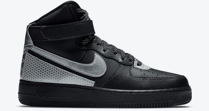 Available Now: 3M x Nike Air Force 1 High "Black Silver"
