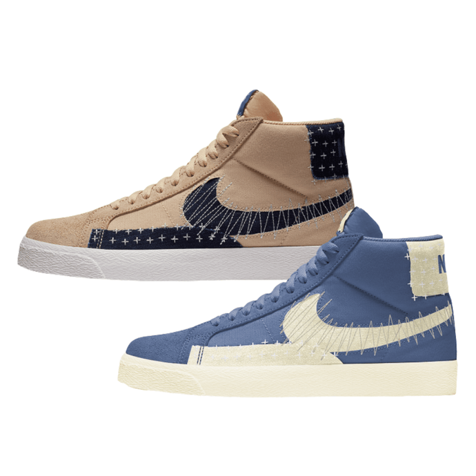 Available Now: Nike SB Zoom Blazer Mid "Sashiko"